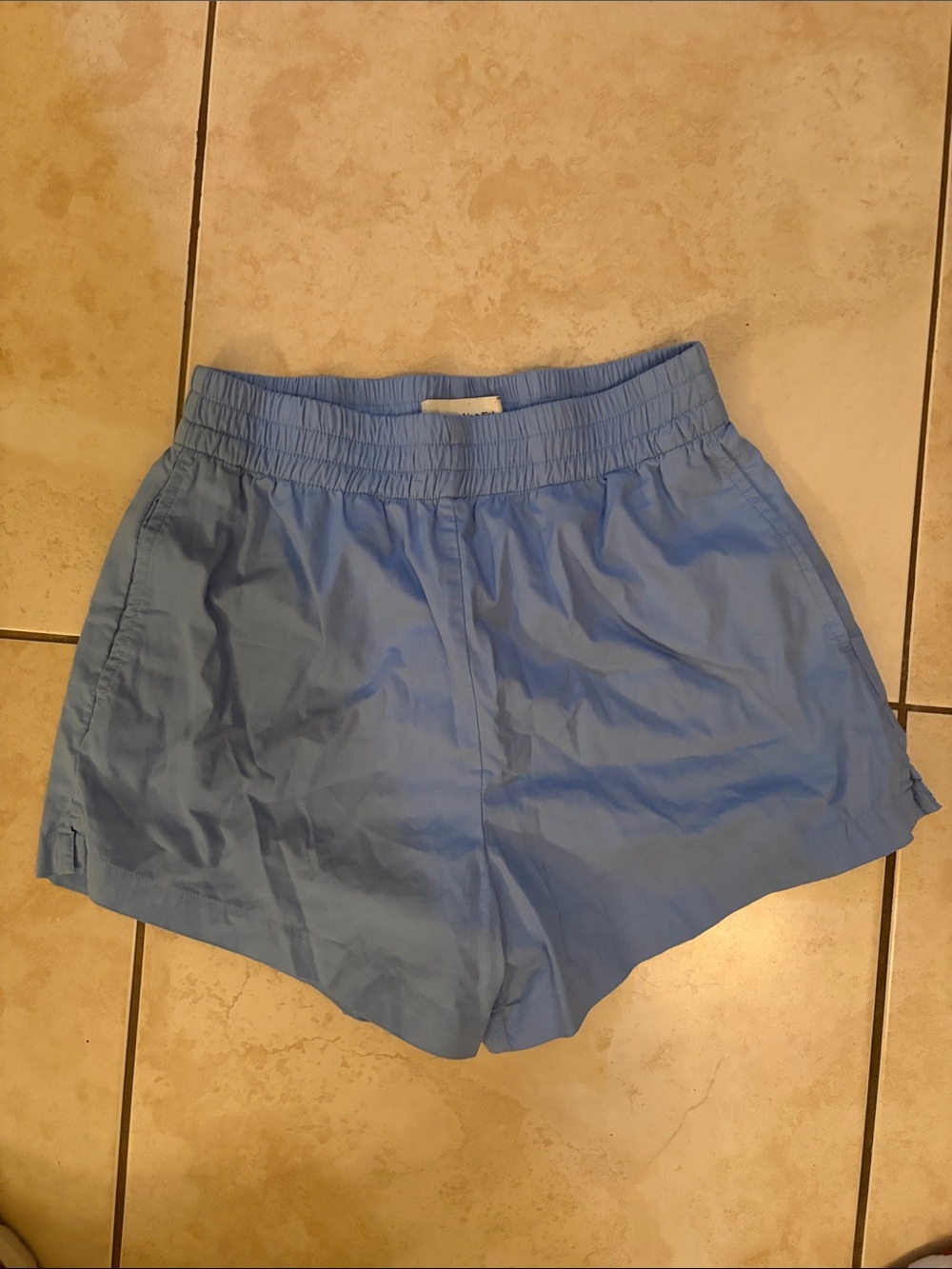 Abercrombie & Fitch Light Blue Athletic Shorts
